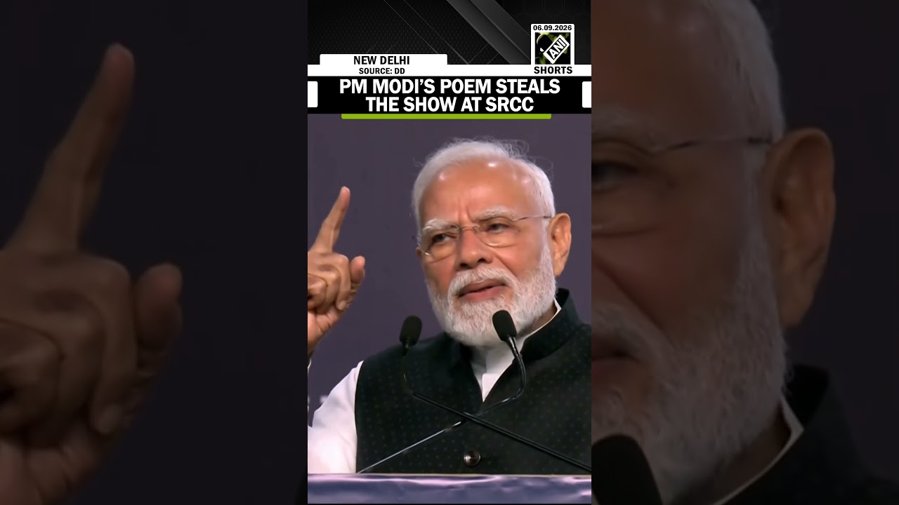 &ldquo;Suraj Humara Ho, samandar Bhi Humara ho&hellip;&rdquo; PM Modi&rsquo;s poem steals the show at SRCC remark
