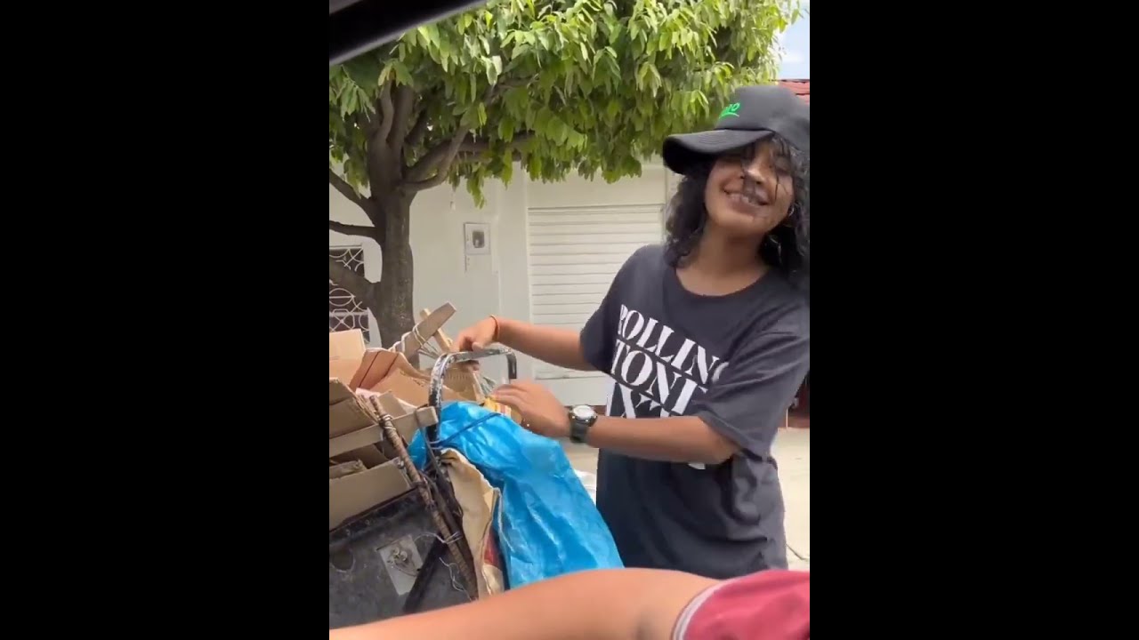 Enamoro linda Chica recicladora no te imaginas  el cambio