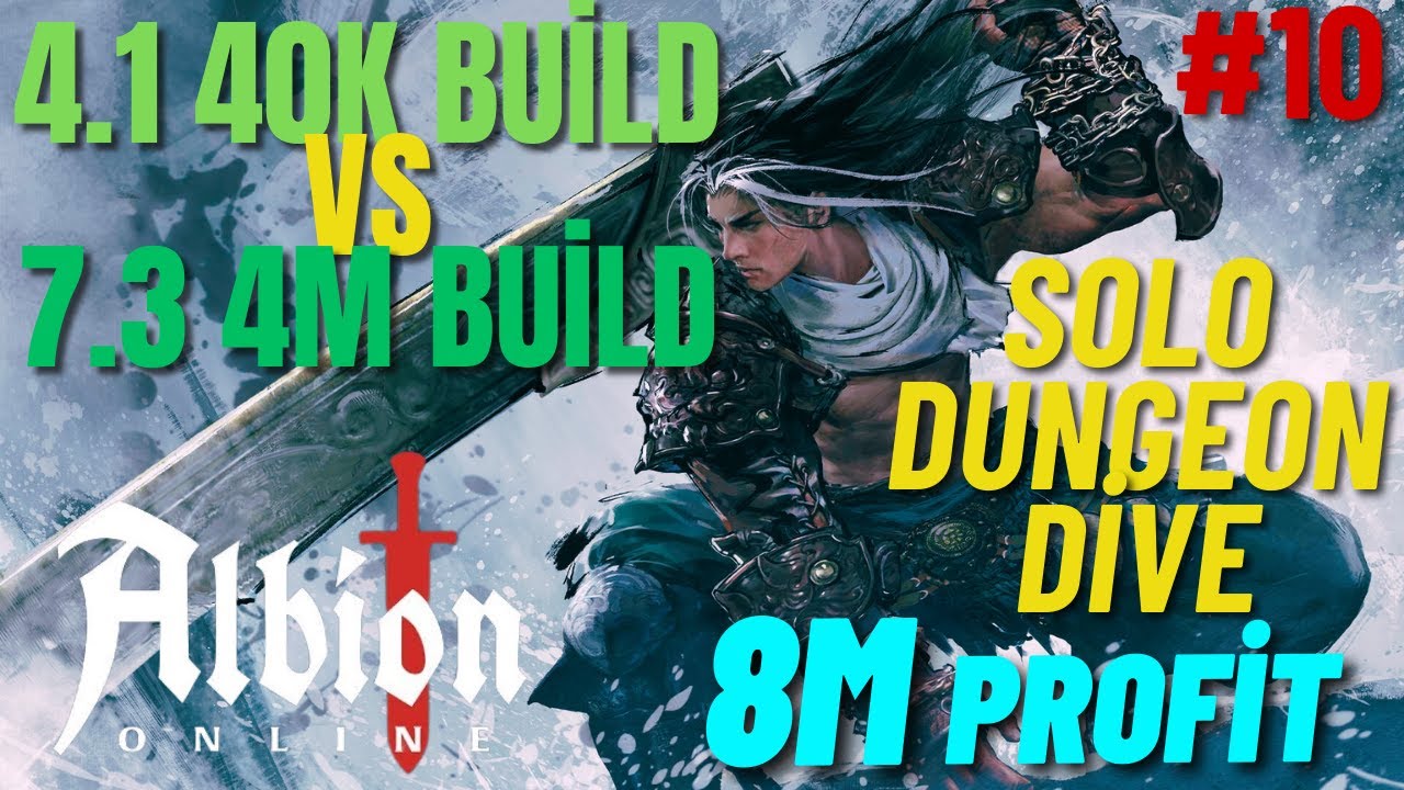 Albion Online PvP | 4.1 Dagger Pair Build | Solo Dungeon Dive #10