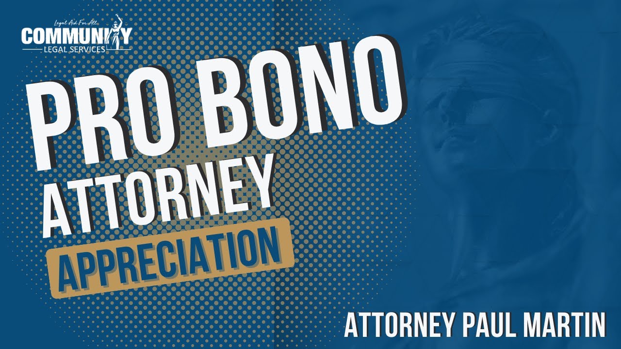 Paul Martin - Pro Bono Lawyer