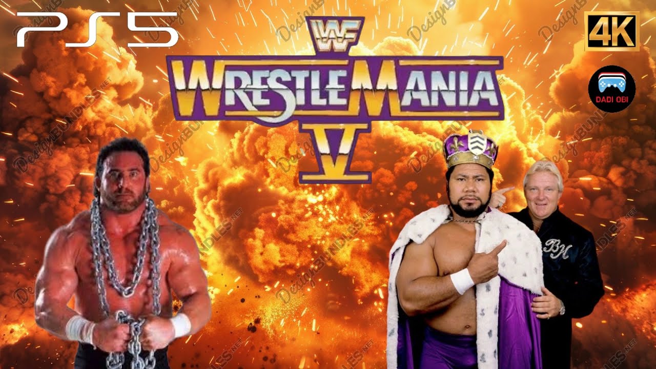 Hercules vs Haku - Wrestlemania 5 /WWE 2K25 / PS5