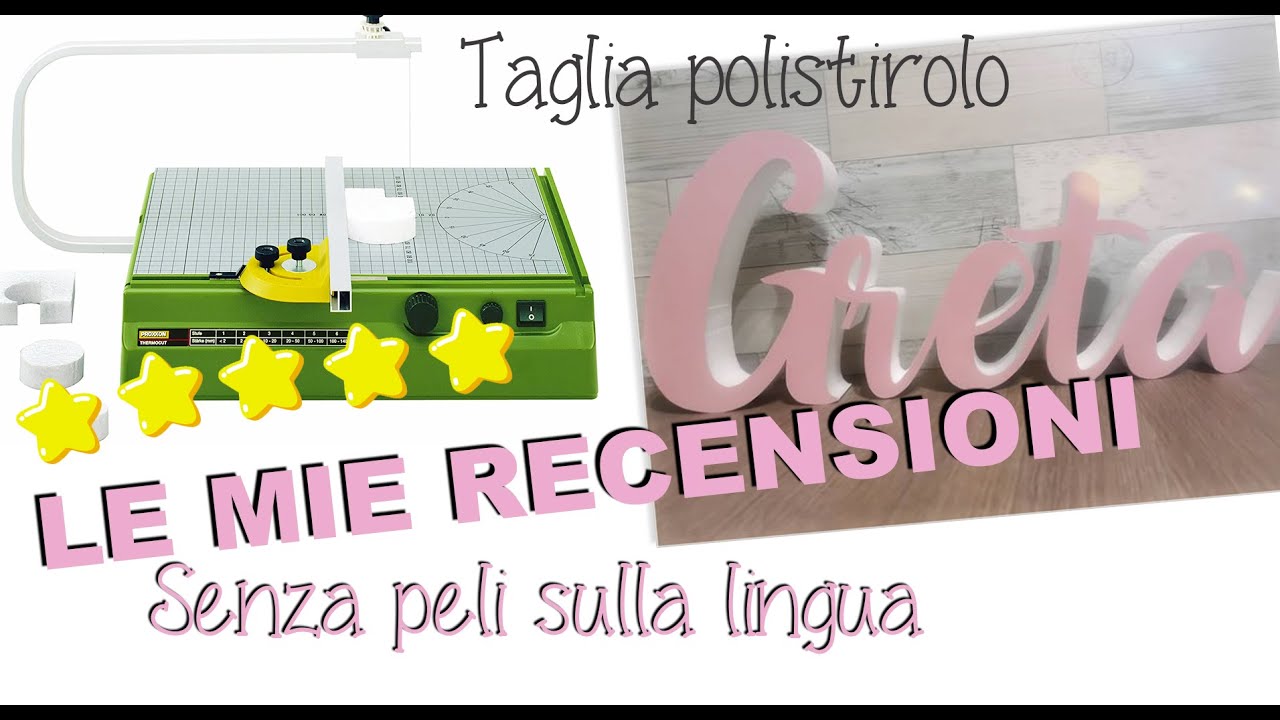 La migliore TAGLIA POLISTIROLO per creativi - Proxxon + SORPRESA all'interno del video ;-)