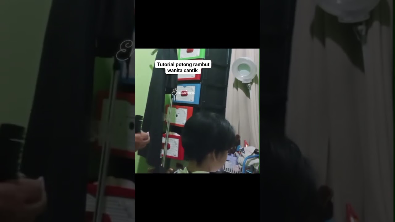 Potong rambut istri model cepak
