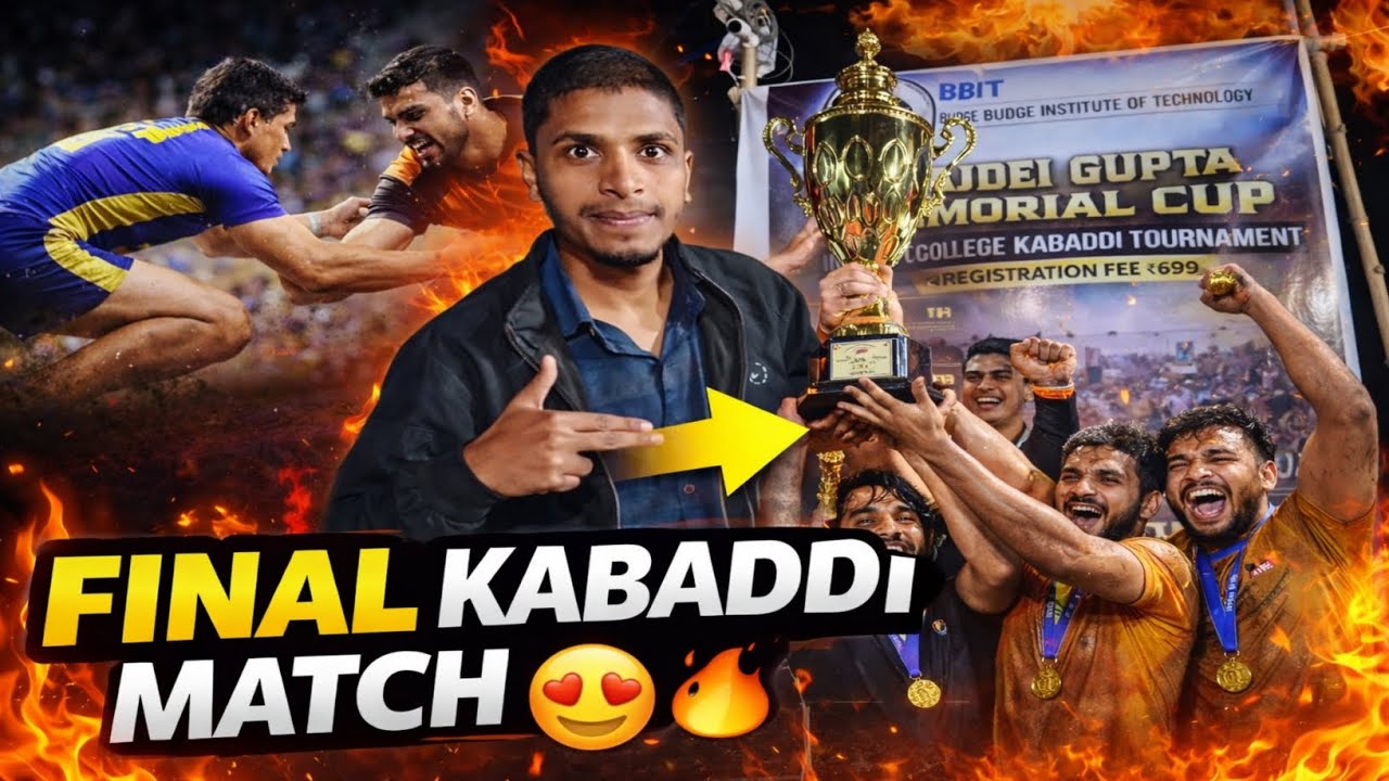 Final Maha Muqabla Kabaddi Match 😍 l Inter College Turnament l ganeshvlogs 