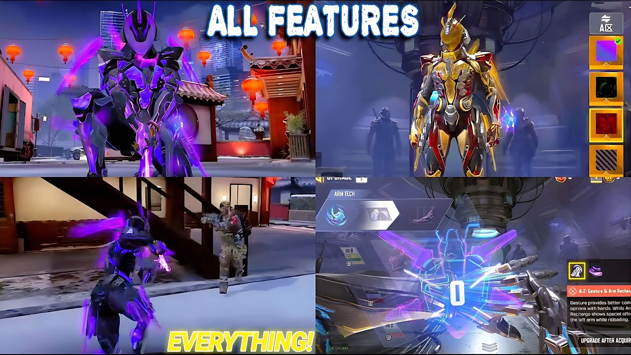 MYTHIC SPECTRE T3 ALL CUSTOMISATION FEATURES + UPGRADED VIEW | CODM SPECTRE MYTHIC