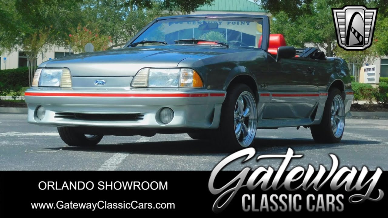 1989 Ford Mustang Convertible For Sale At Gateway Classic - Orlando Stock #2467