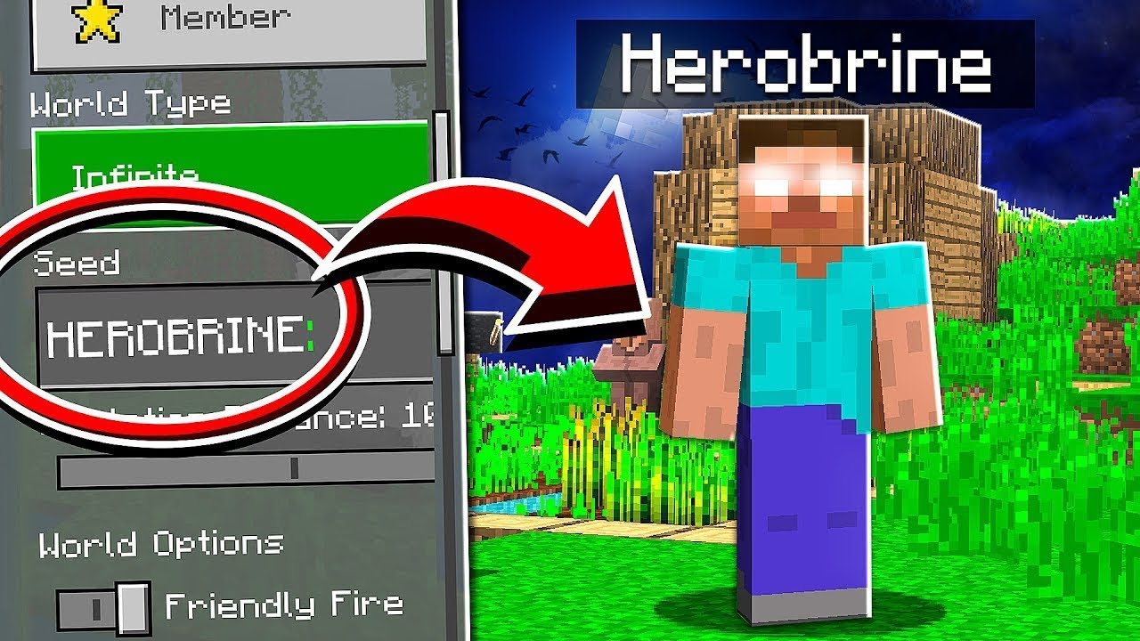 I found herobrine 😱 || Herobrine seed || seed 666