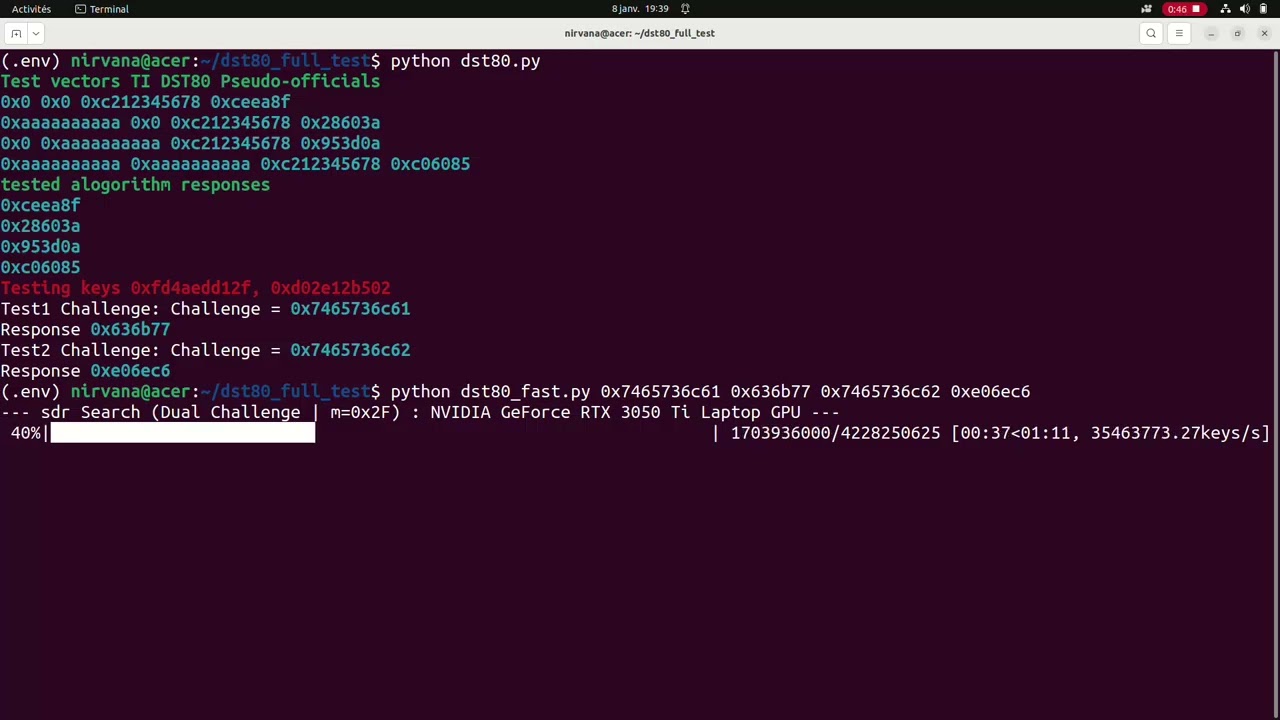 Reversing Challenge/Response to DST80 Key