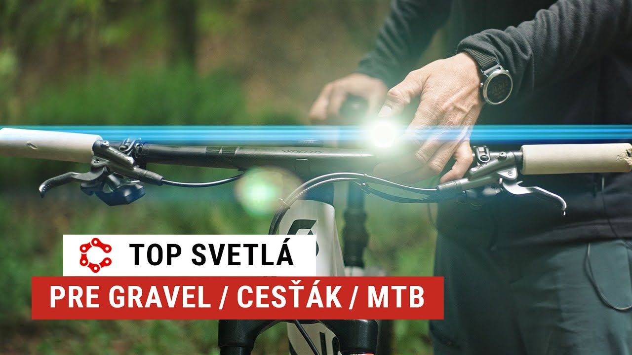 Toto sú TOP cyklo svetlá pre Gravel, Cestný bicykel a MTB