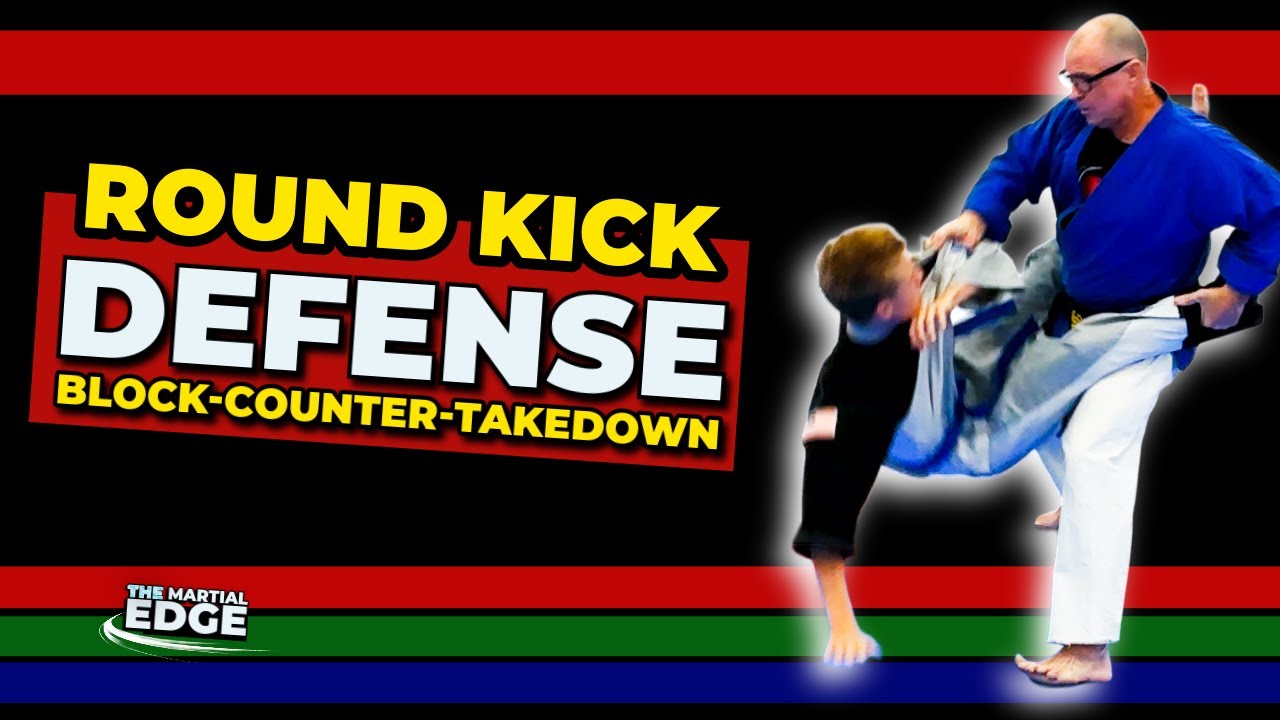 Round Kick Defense: Stop and Counter the Roundhouse with Karate Footwork and Blocking