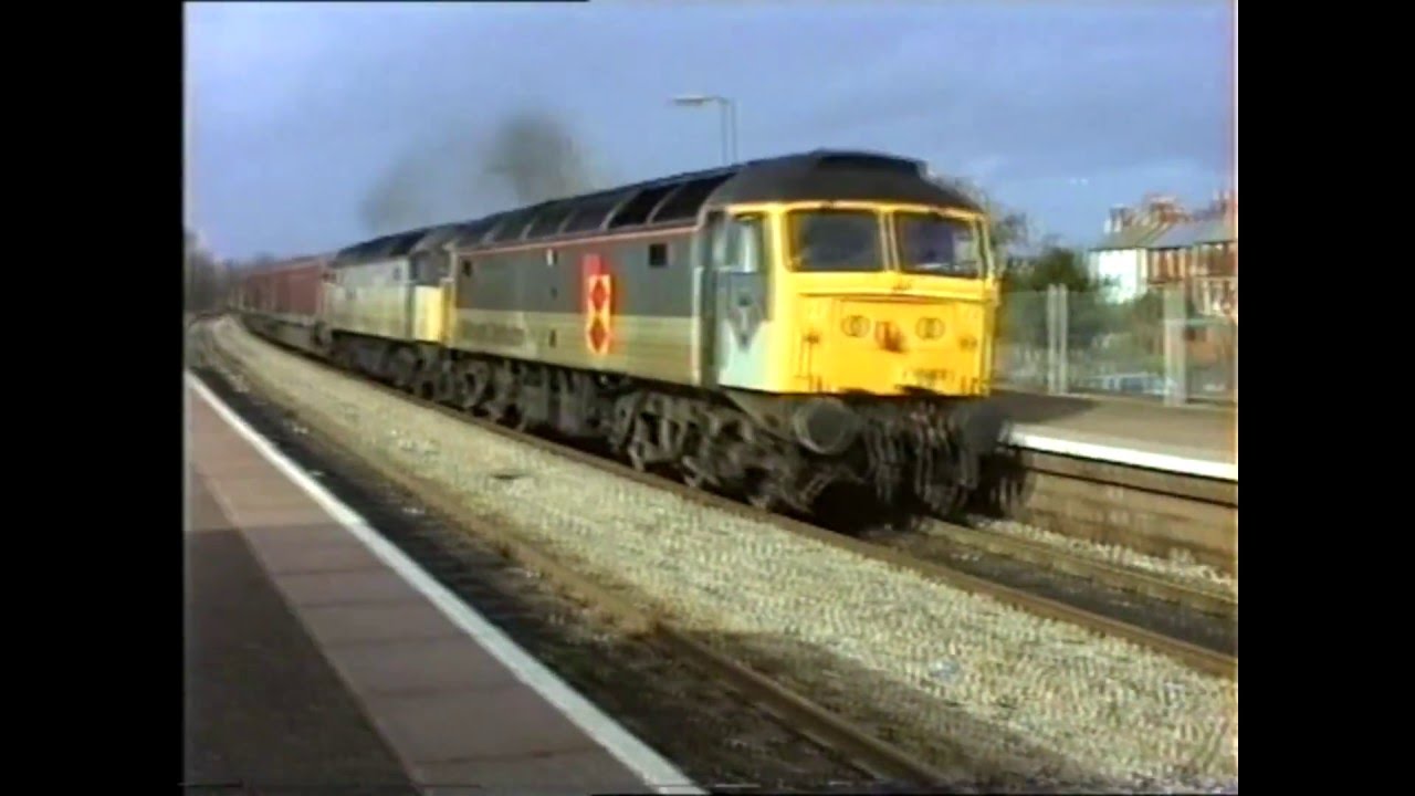 RFD Longbridge to Swindon Rover Factory train around Gloucestershire during the 1990s