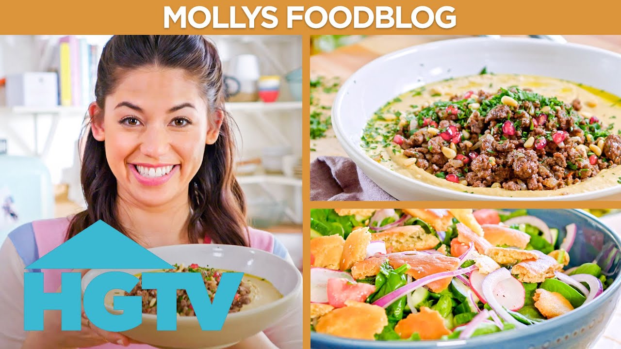 Leicht und lecker: Hummus mit Hackfleisch und Volkorn-Pita | Mollys Foodblog | HGTV Deutschland