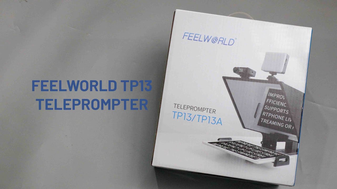 Профессиональная доставка видео стала проще с телесуфлером Feelworld TP13A