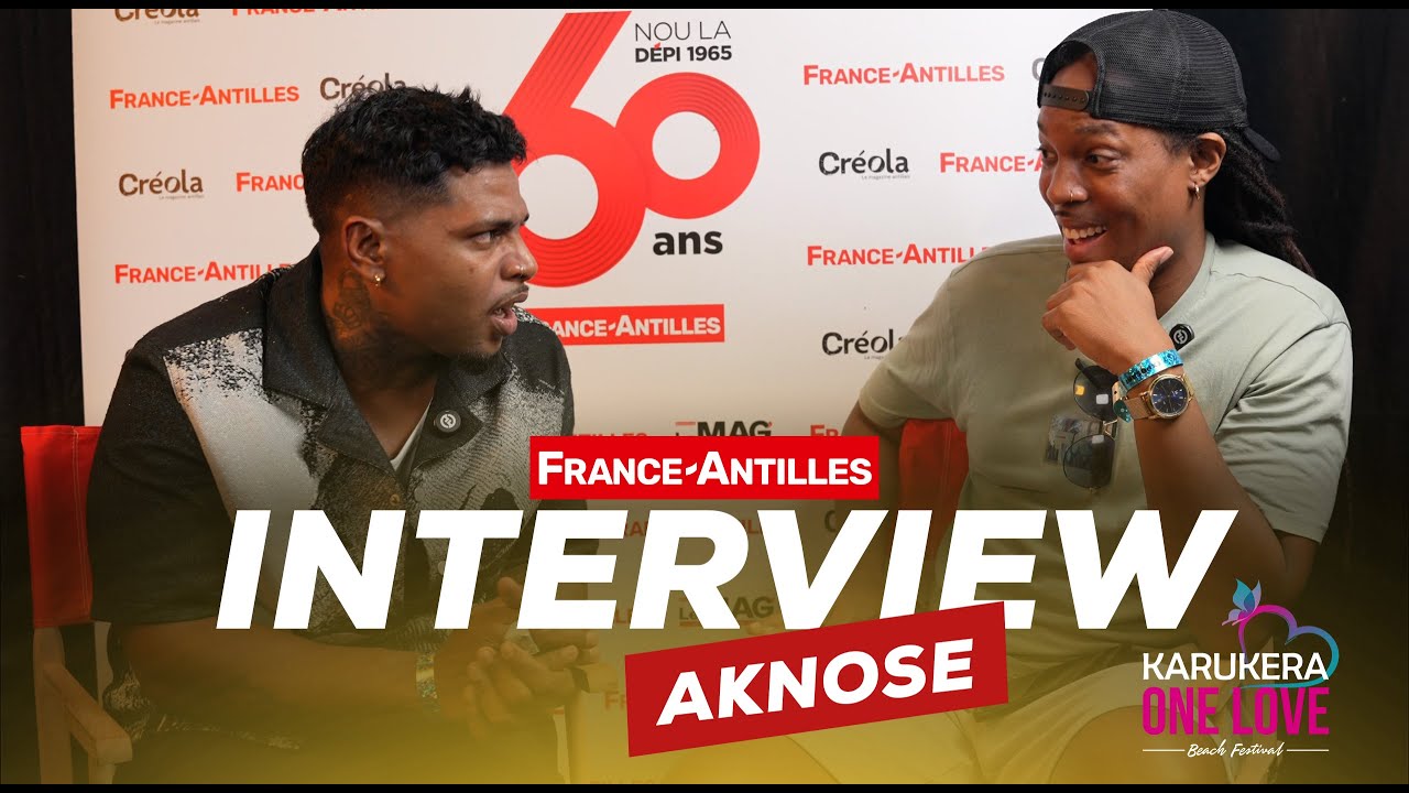 Interview de Aknose à l'occasion du festival Karukera One Love - France-Antilles