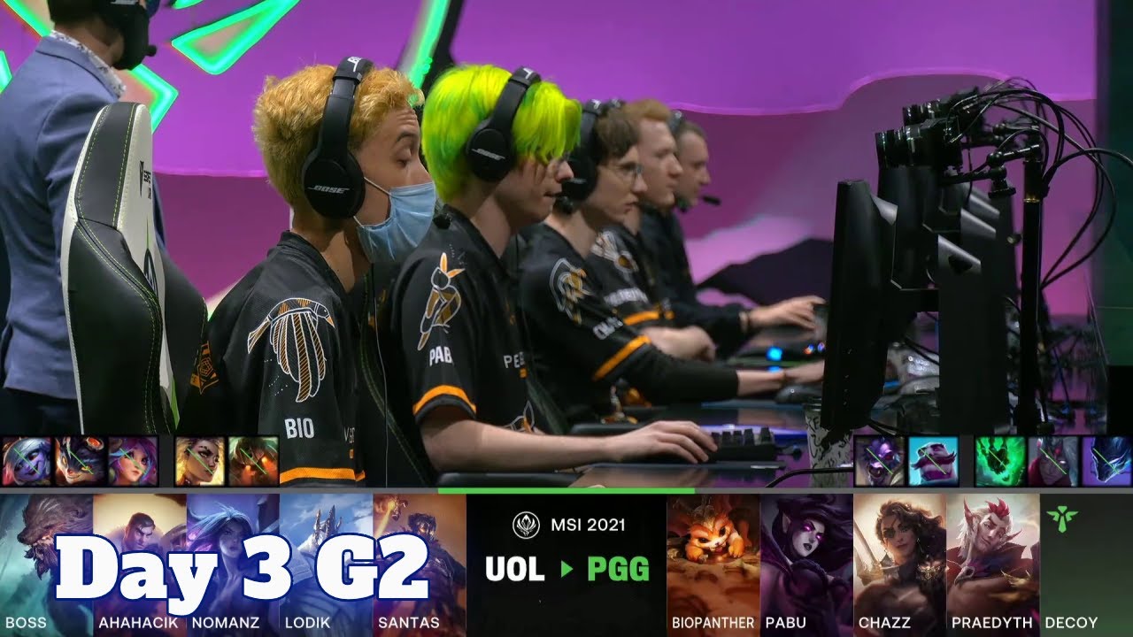 UOl vs PGG - Day 3 LoL MSI 2021 Group Stage | Unicorns of Love vs Pentanet.GG full game