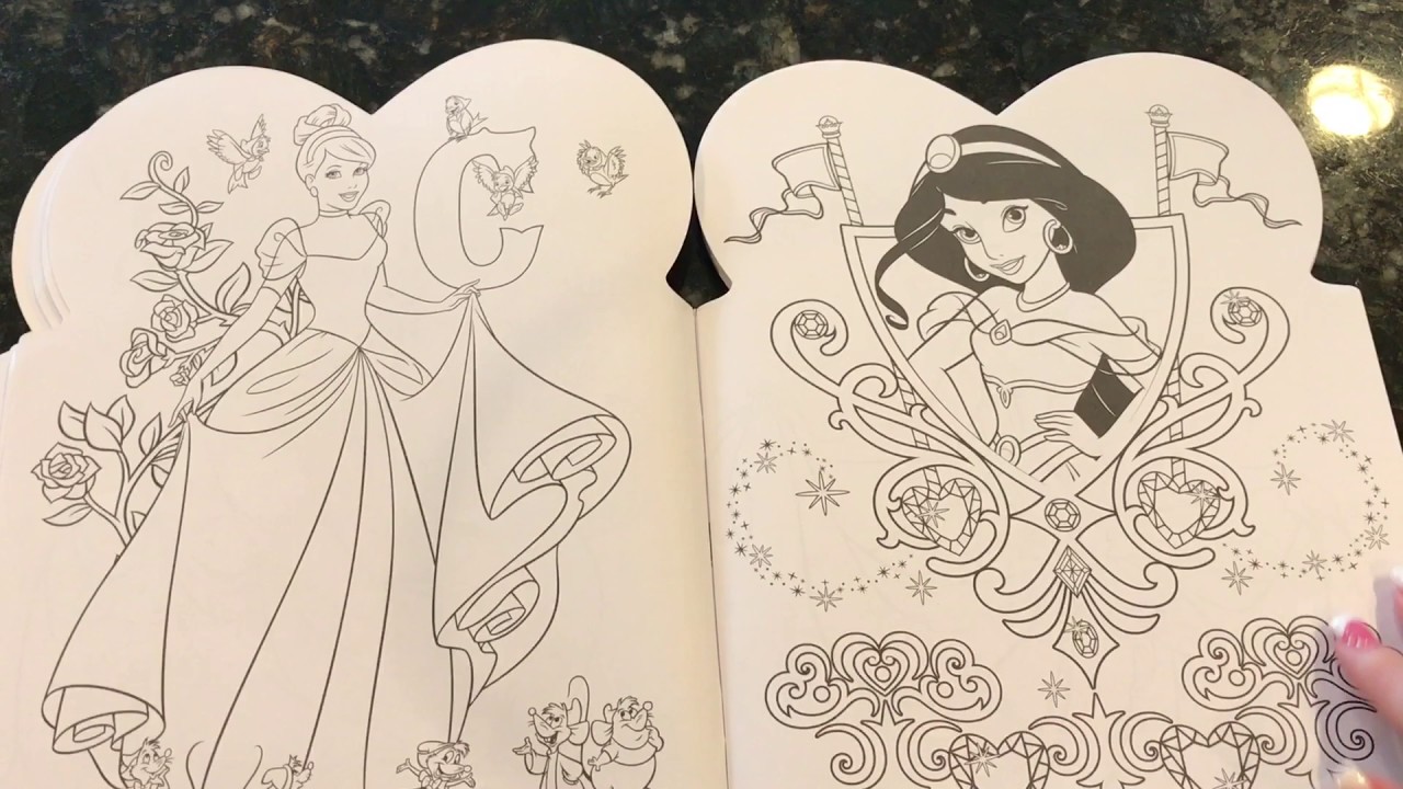 Disney Princess Coloring book flip through | May 4, 2017