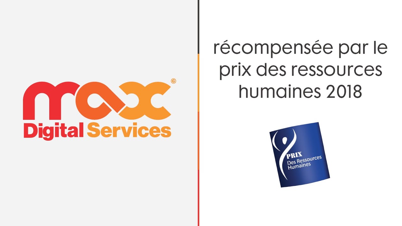 Max DS - Prix des ressources humaines 2018