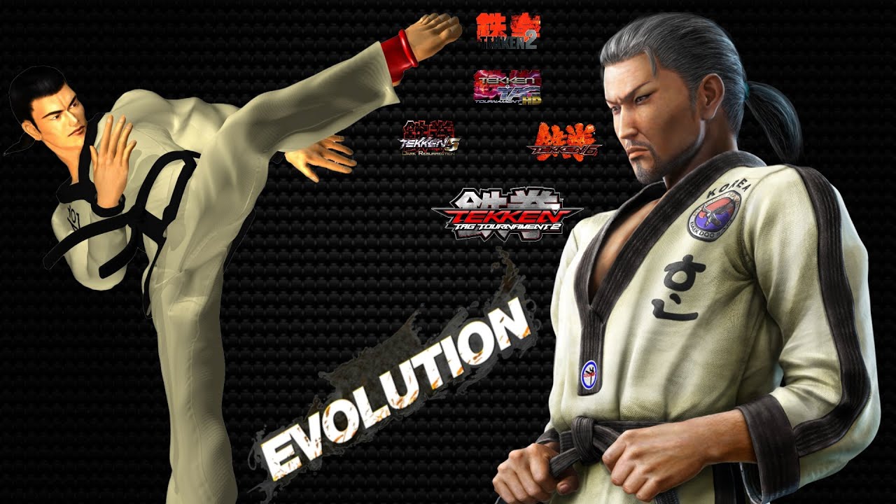 Baek Doo San Evolution tekken to tekken tag 2 1995 to 2015 Graphic evolution
