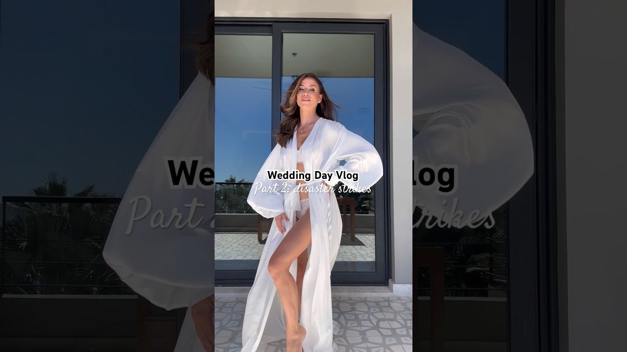 The show must go on! PART 2: Wedding Day Vlog #weddingday #weddingdisasters #groom #bride #mexico