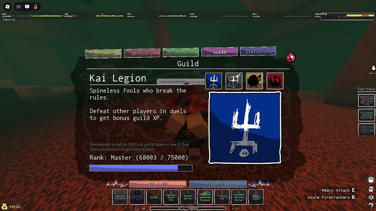 Optimal Kai Legion EXP farm (if you have no friends like me)  \\ PILGRAMMED \\