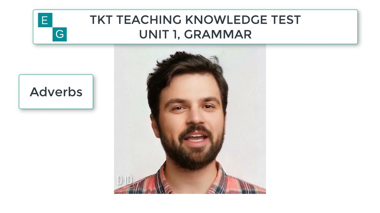 TKT UNIT 1, GRAMMAR