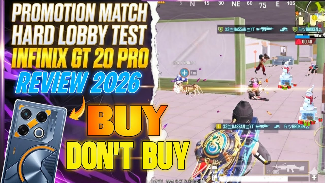 Infinix Gt 20 Pro Pubg Review 2026 🤯 | Infinix Gt 20 Pro Pubg Test 2026 🔴 | Best Gaming Phone