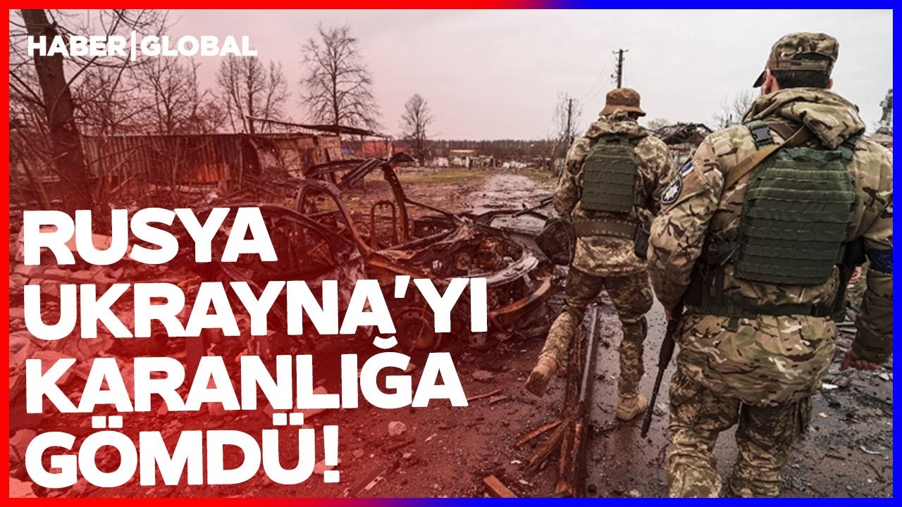 Rusya Ukrayna'yı Karanlığa Gömdü! Putin Bilerek Orayı Vuruyor