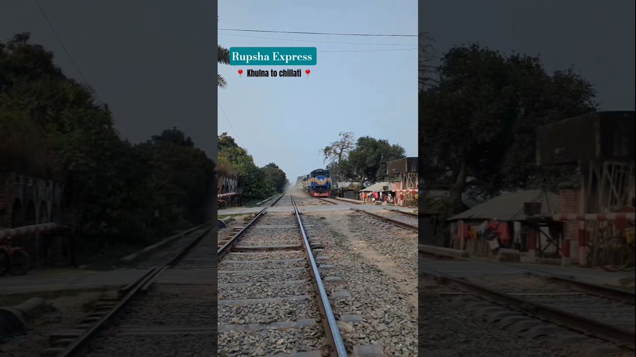 Rupsha Express | Khulna to chilhati🚂#railway #trainjourney #rupsha_express #viral #railfan #training