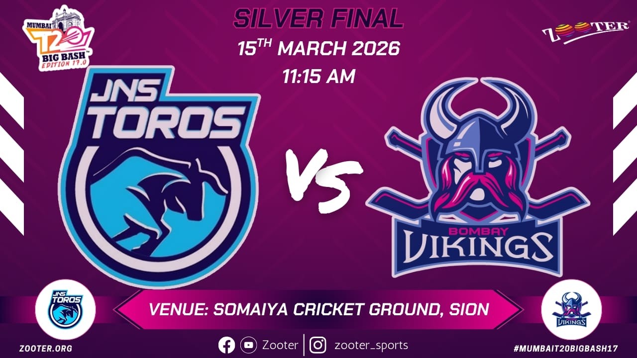 JNS TOROS vs BOMBAY VIKINGS | BIG BASH 17.0 | SILVER FINAL