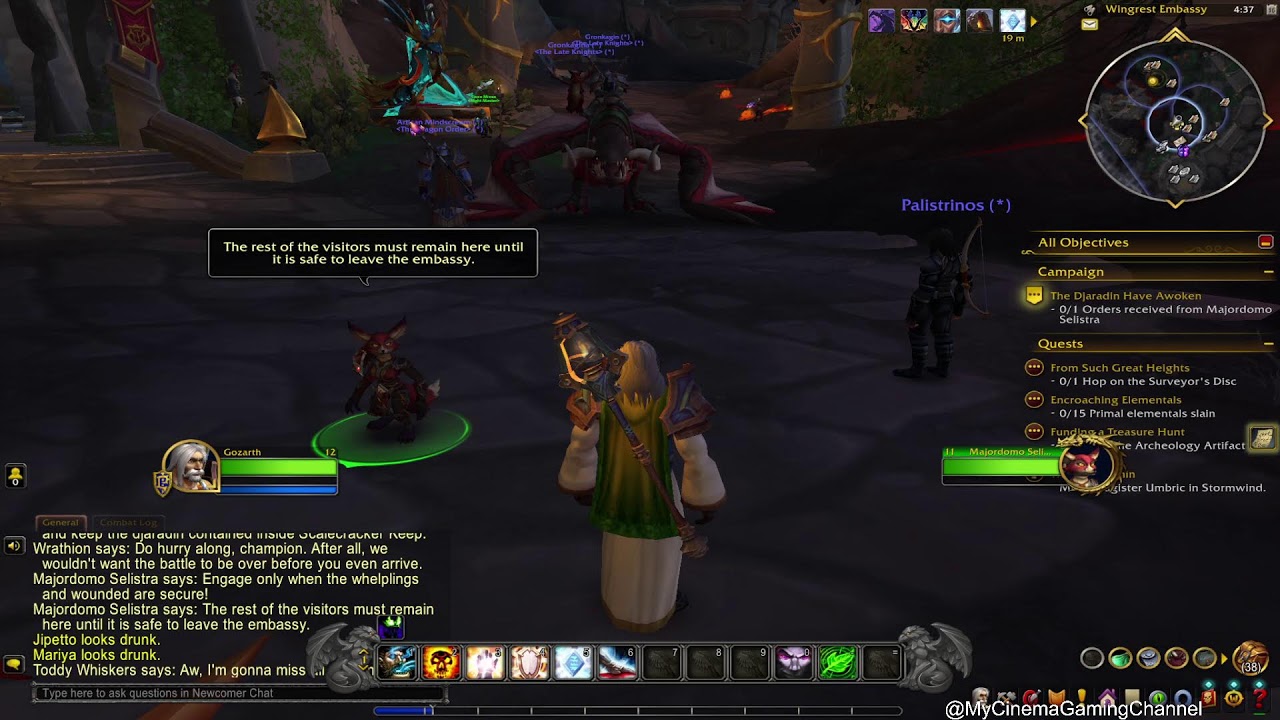 Level 10- 12 as Priest Human | WoW Retail version