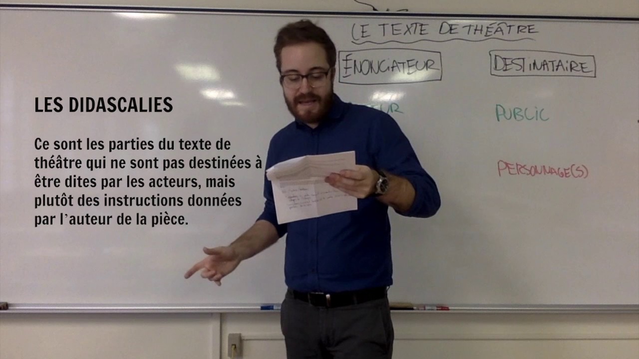 Le texte de théâtre