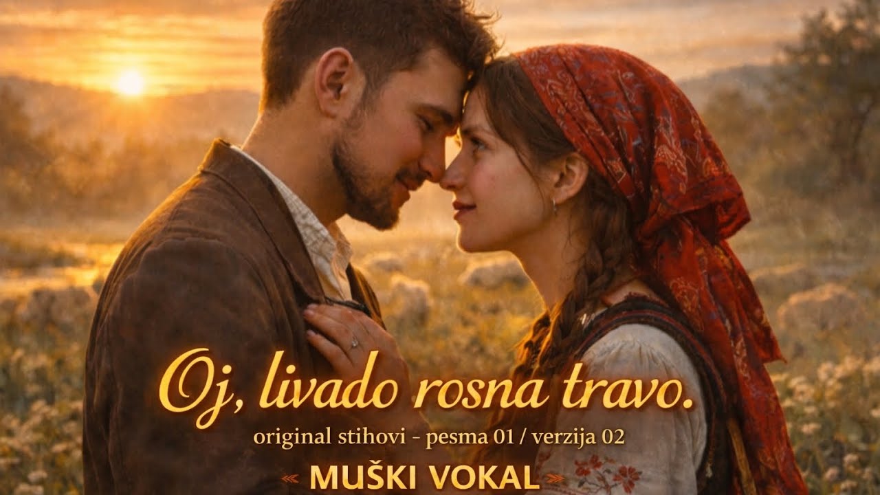 Oj, livado rosna travo /original stihovi – pesma 01 / verzija 02 MUŠKI VOKAL