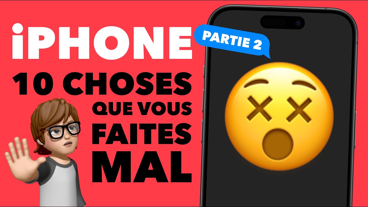 10 choses que vous faites mal sur votre iPhone (arrêtez ça ! 😵)  - partie 2