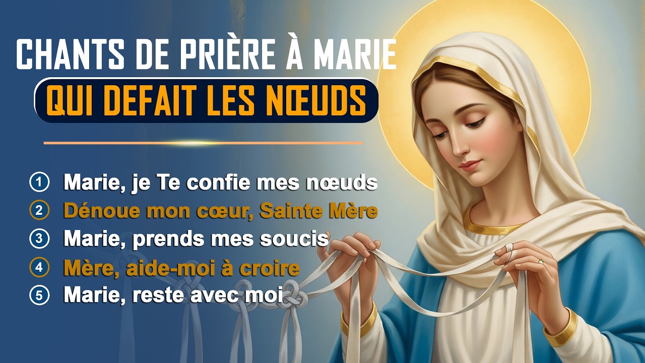 CHANTS DE PRIERE A MARIE QUI DEFAIT LES NOEUDS