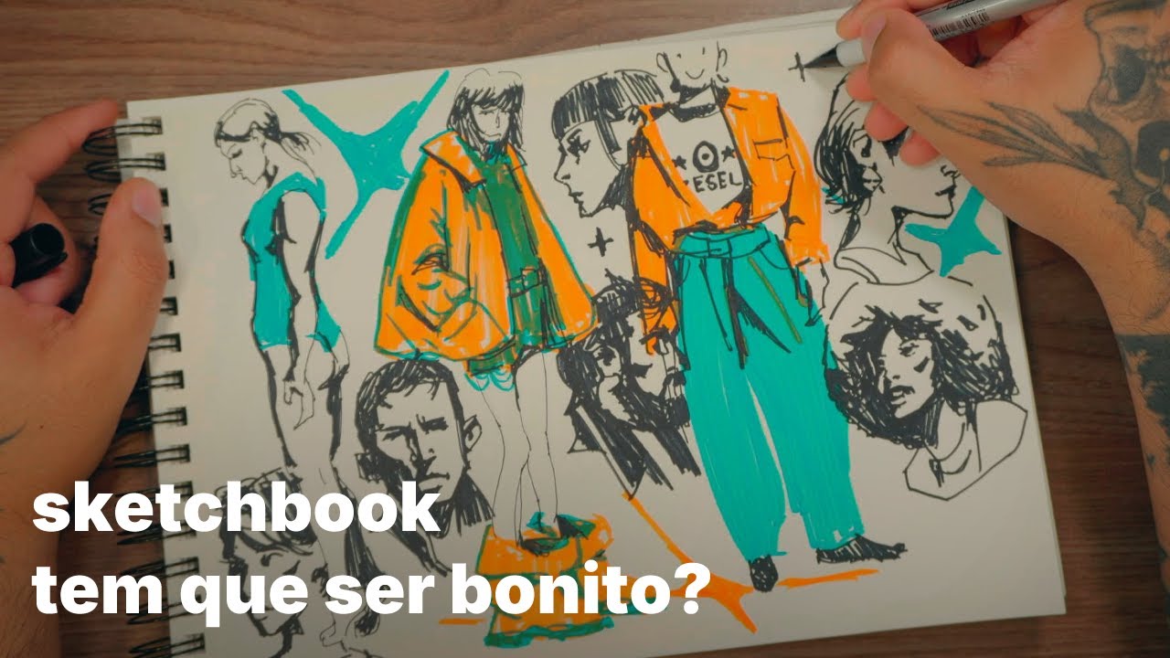SKETCHBOOK TEM QUE SER BONITO? O QUE ME FAZ CONTINUAR DESENHANDO