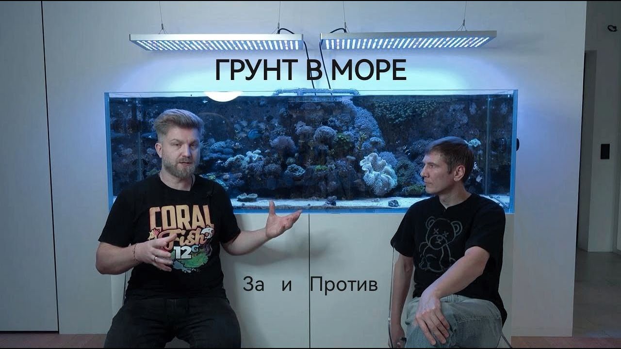 Грунт в морском аквариуме. За и против