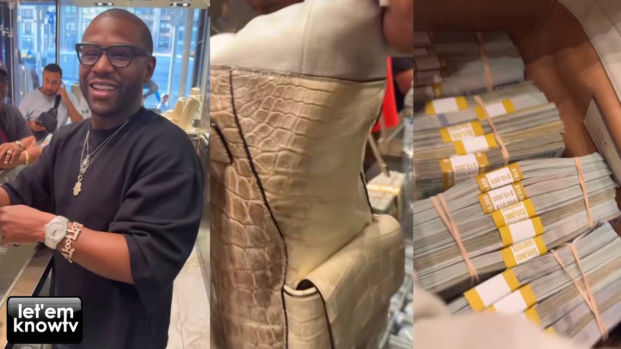 Floyd Mayweather & Athlete Sauce Gardner Just Dropped Some Crazy Bags On Some Jewelry From Benny👀💲