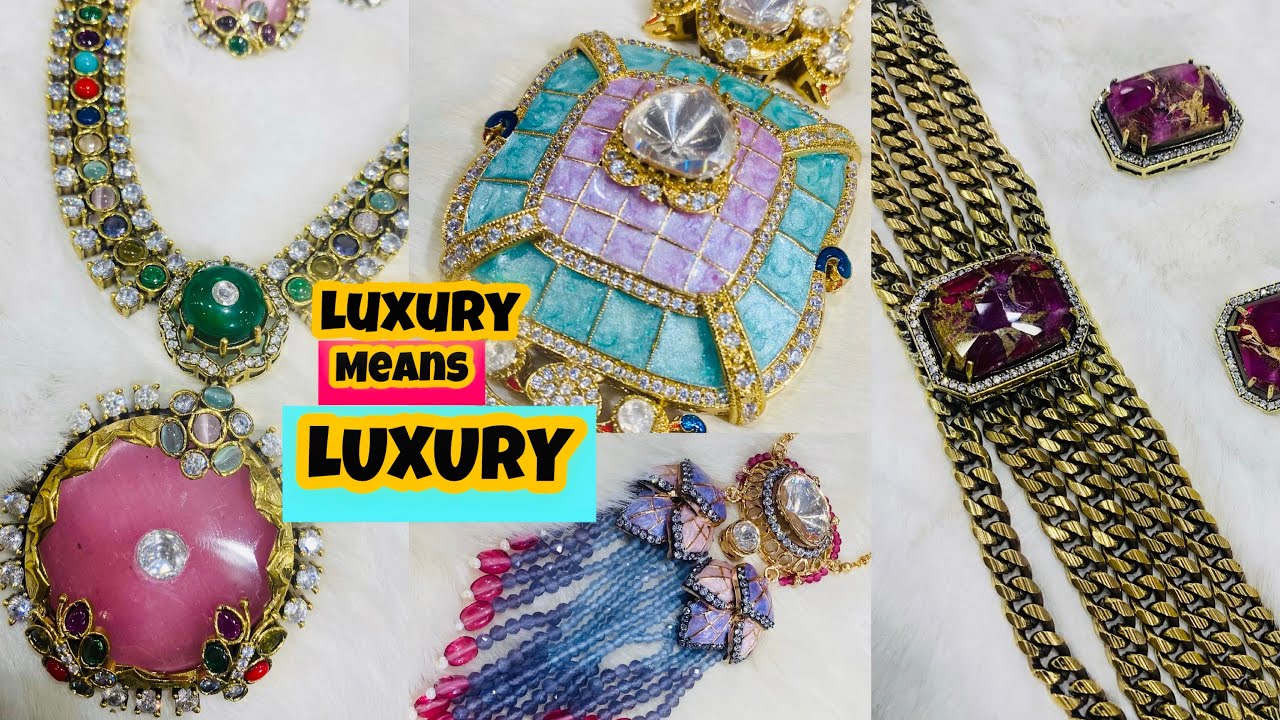 Luxury Premium Jewellery Collection | Moissanite  Jewellery | Wholesale Market Sadar Bazar in Delhi