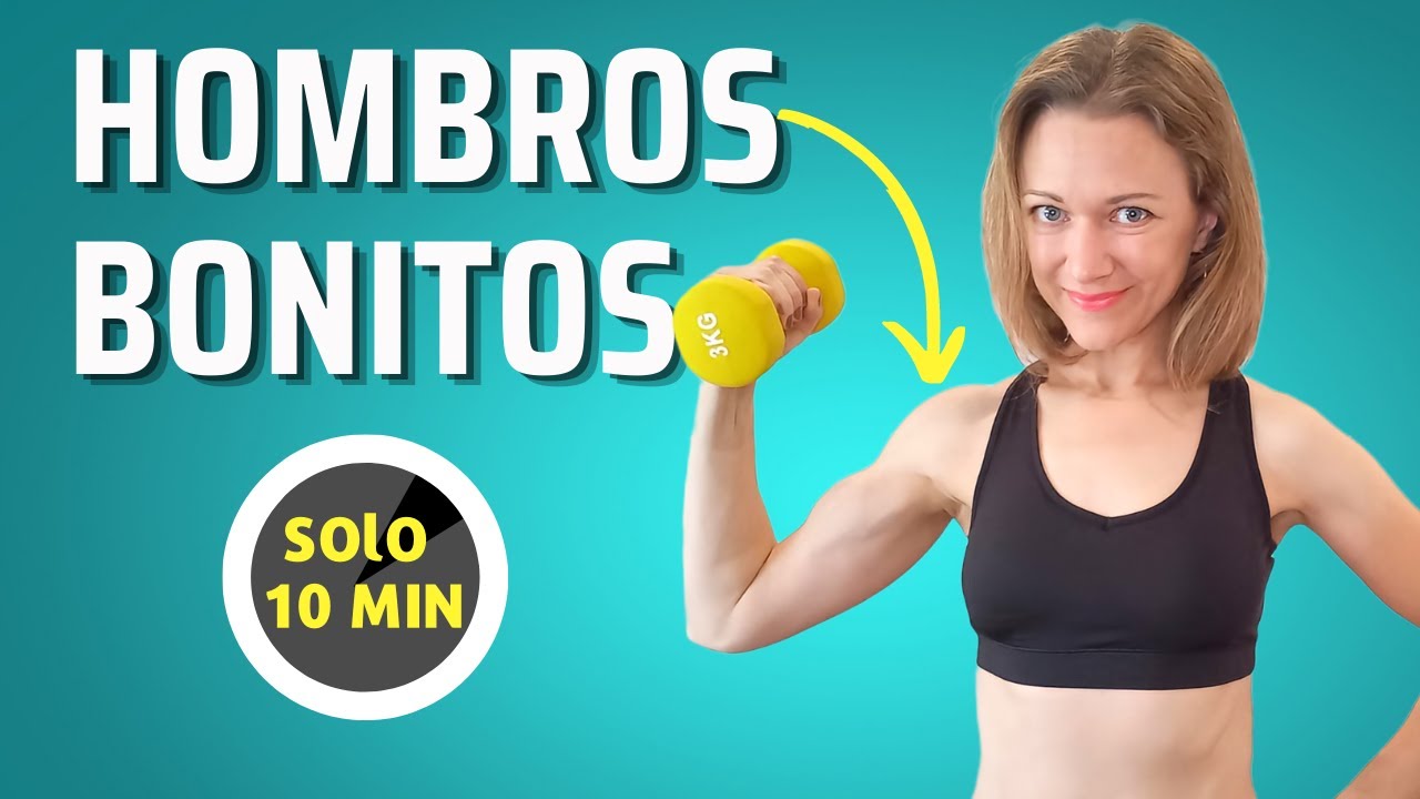 🔥Super eficaz! Rutina de hombros para chicas con mancuernas. Solo 10 min | #ejerciciosencasa