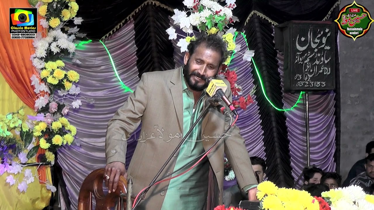 Qasida Meray Wango Nain Nalay Chehra Ay Hussain Da l Zakir Habib Raza Haideri l 7 Shaban 2024 Bho