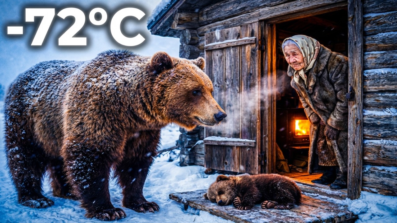 During a –72°C Blizzard, a Wild Bear Brought Her a Dying Cub