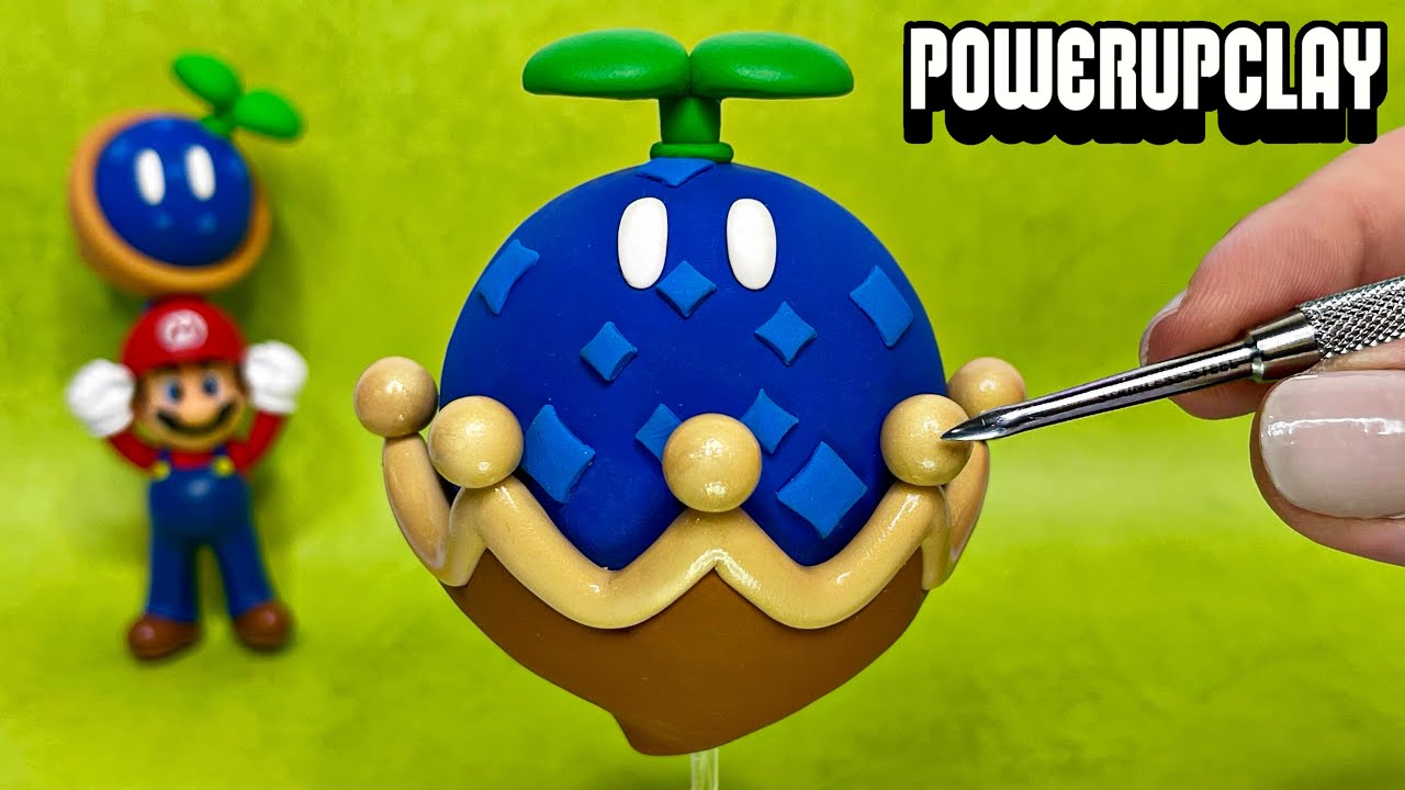 Making a Royal Seed from Super Mario Bros. Wonder | Polymer Clay