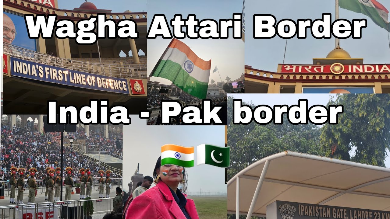 WAGHA ATTARI BORDER (INDIA- PAK ) BORDER 🇮🇳🇵🇰 #wahguru #indianarmy #bsfjawan 