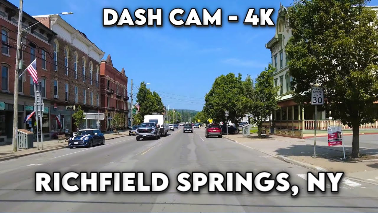 🚗 Richfield Springs, New York: Discover Serene Beauty in 4K! 🌲