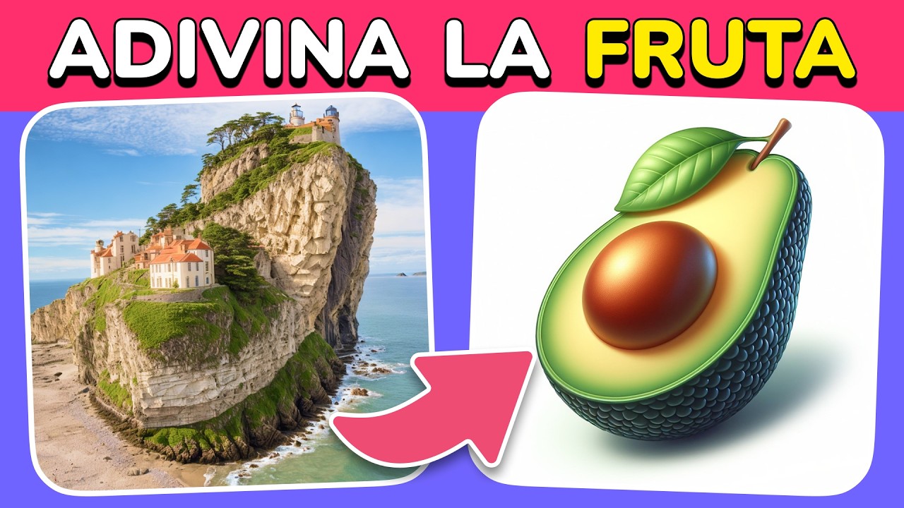 Adivina con ILUSIÓN - Frutas y Verduras 🍏🥑🍓 | Fácil, Medio, Difícil