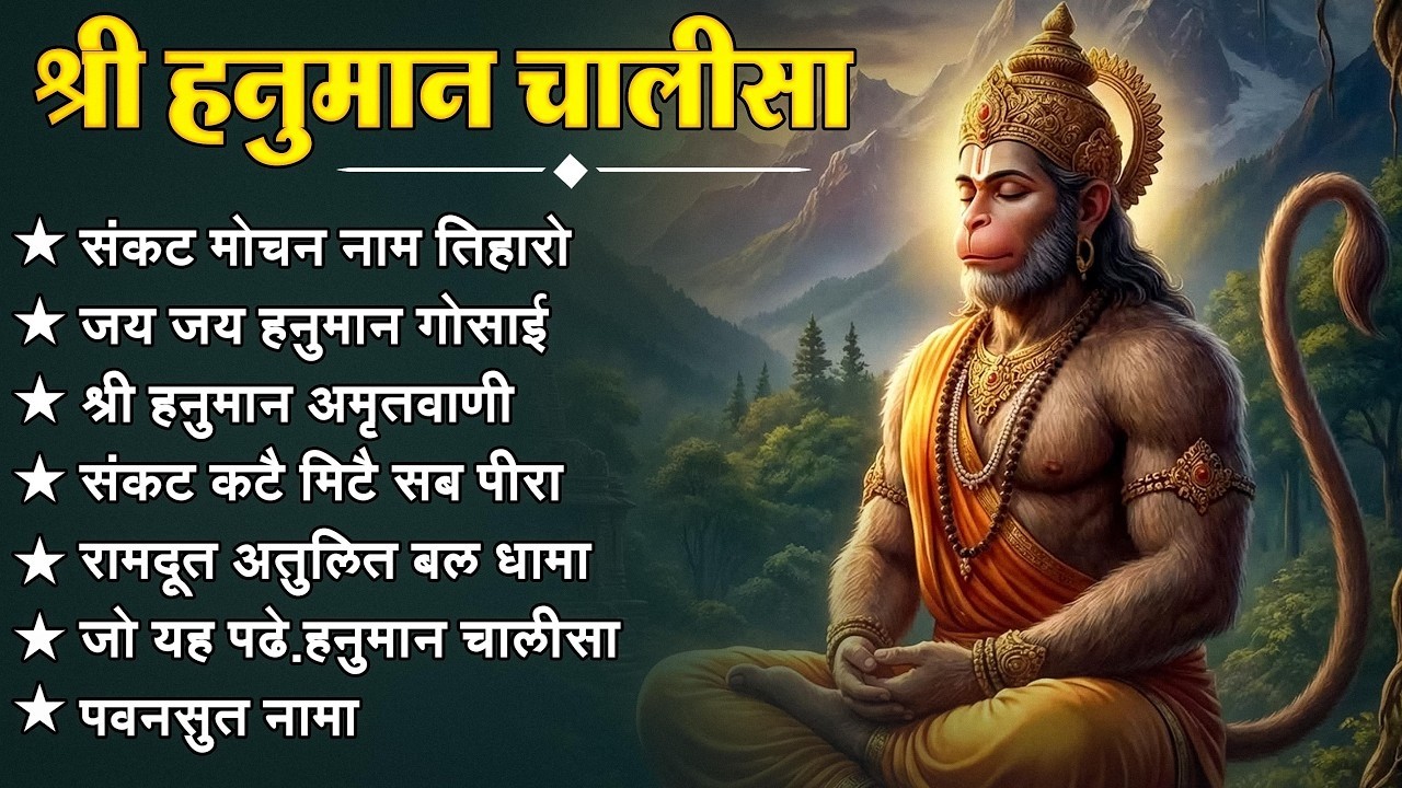 श्री हनुमान चालीसा 🌺🙏 Shree Hanuman Chalisa Original Video 🙏🌺 Gulshan Kumar Hariharan Full HD