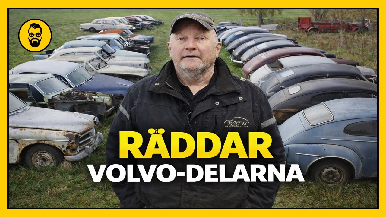 Harry har skrotat fler än 1000 Volvo-bilar