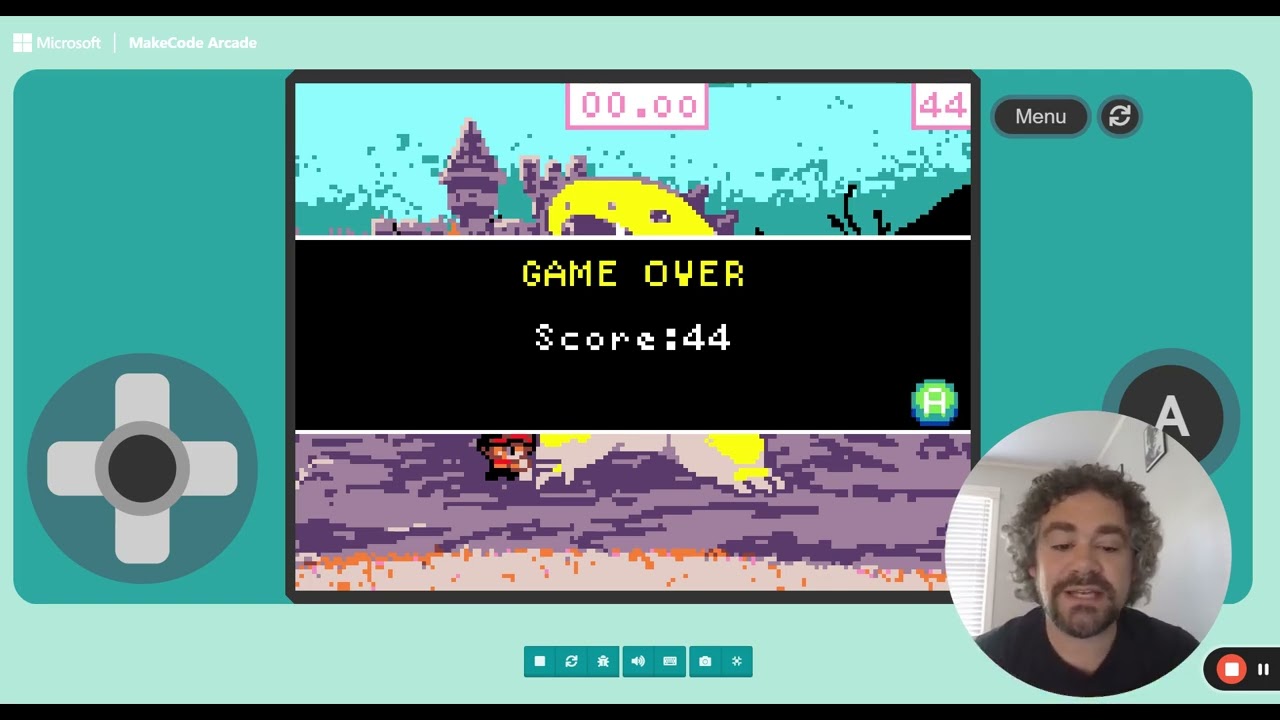 Lesson 3, Part 2 Adding Music, Sound Effects, and Instructions To Our MakeCode Arcade Clicker Game