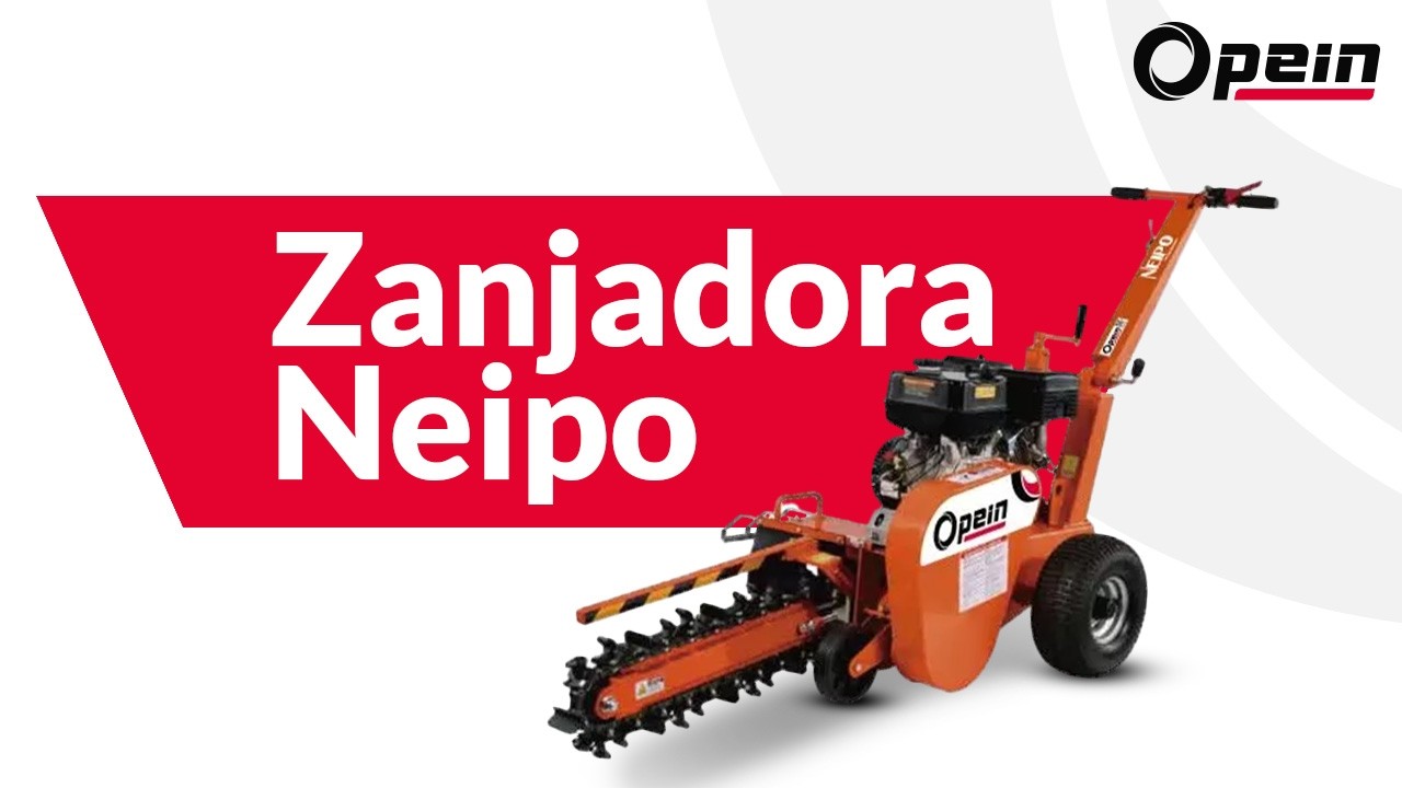 Zanjadora Neipo | Zanjas de 600mm de prfundidad