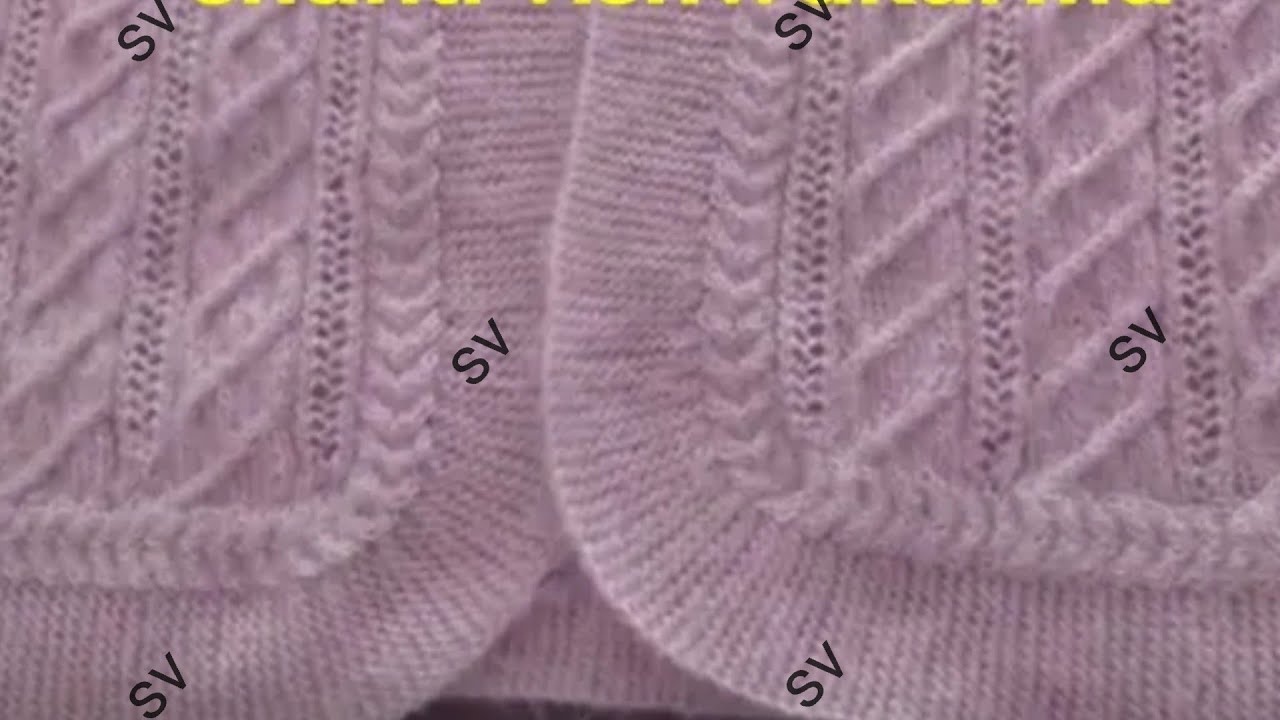 Simple girls /ladies/babies/border/sweater knitting design # 388  knitting design in hindi